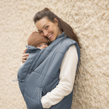 Mamalila Stockholm Steel Blue Unisex Babywearing Vest Mamalila at Little Zen One