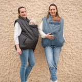 Mamalila Stockholm Steel Blue Unisex Babywearing Vest Mamalila at Little Zen One