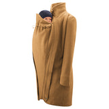 Mamalila Oslo Camel Maternity and Babywearing Wool Coat