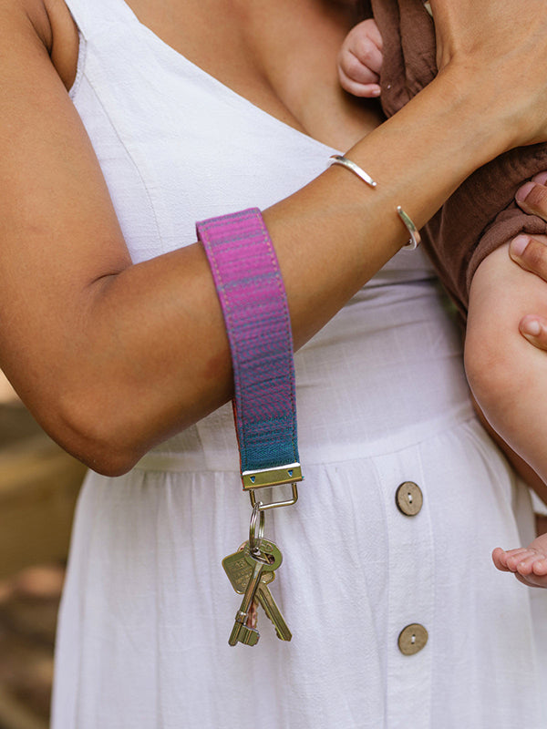 Matrix Aura Jacquard Keyring by Oscha Oscha at Little Zen One