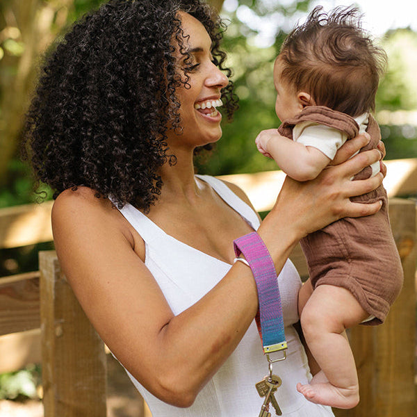 Matrix Aura Jacquard Keyring by Oscha Oscha at Little Zen One