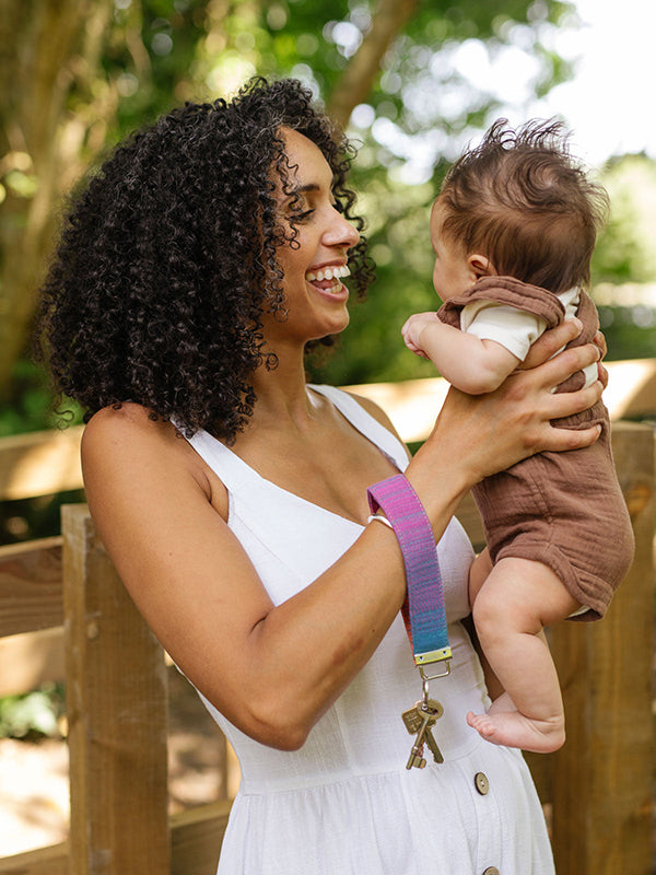 Matrix Aura Jacquard Keyring by Oscha Oscha at Little Zen One