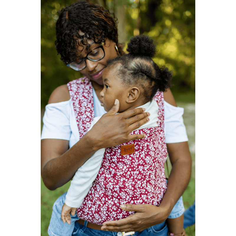 Merlot Bloom Desert Tan Versa Baby Carrier by Happy Baby - Buckle CarrierLittle Zen One13946448