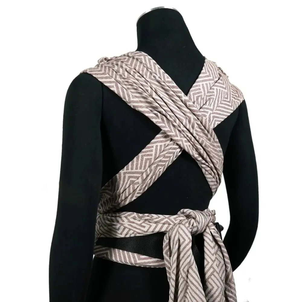 Metro Chestnut DidyKlick 4u Half Buckle by Didymos - Half Buckle CarrierLittle Zen One4048554350642