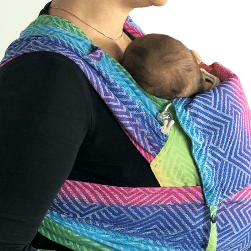 Metro Rainbow DidyKlick 4u Half Buckle by Didymos - Half Buckle CarrierLittle Zen One4048554857646
