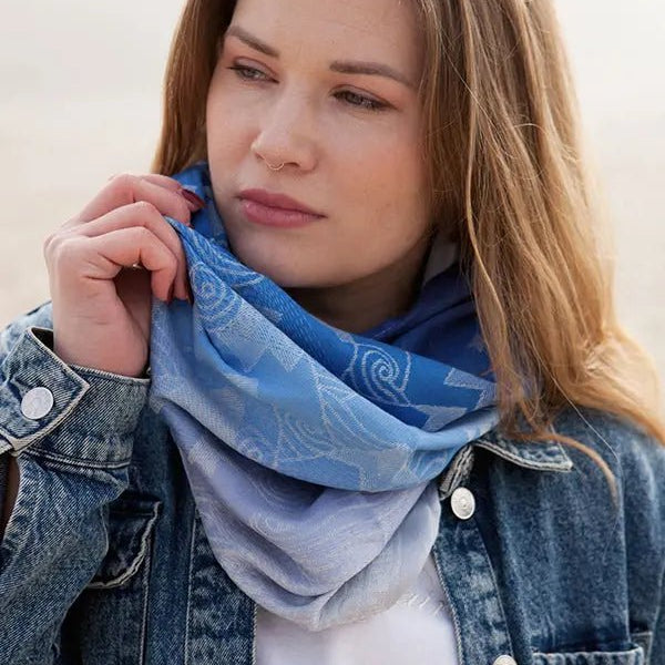 Misty Mountains Aduial Cowl by Oscha - Baby Carrier AccessoriesLittle Zen One1111145692