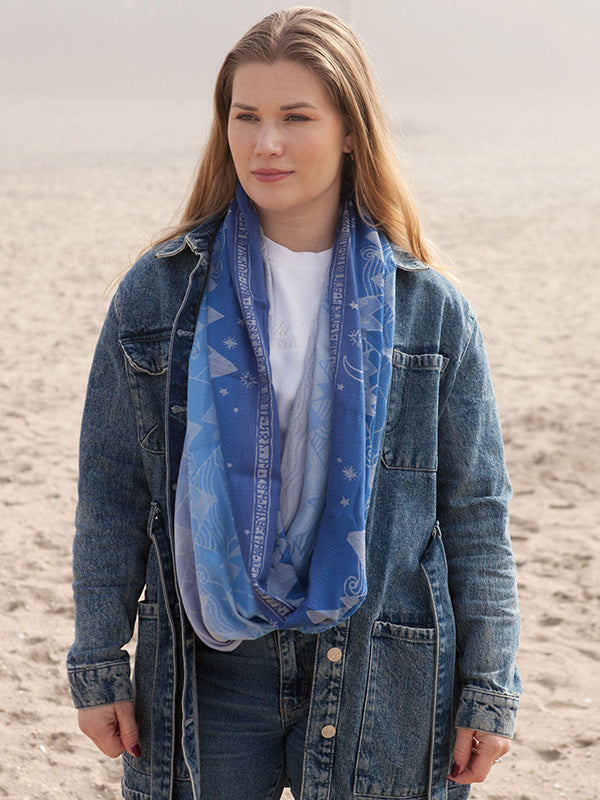 Misty Mountains™ Aduial Infinity Loop Scarf by Oscha Oscha at Little Zen One