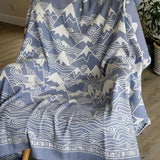 Misty Mountains Hith Cashwool Throw by Oscha Home Hobby