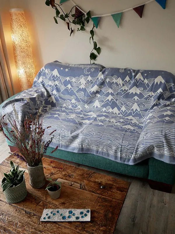 Misty Mountains Hîth Cashwool Throw by Oscha - Home & HobbyLittle Zen One111111305