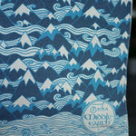 Misty Mountains Indigo Eco Tote Bag by Oscha Bags