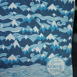 Misty Mountains Indigo Eco Tote Bag by Oscha Bags