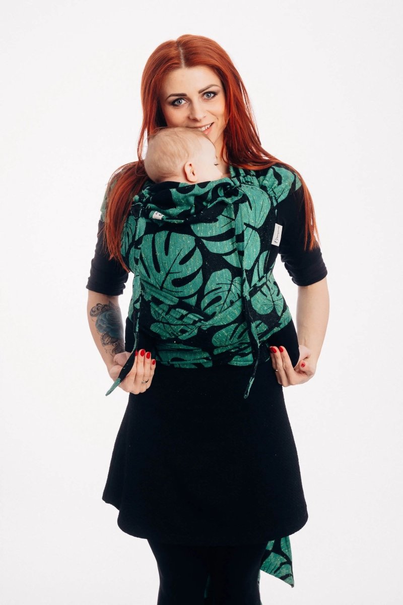 Monstera Urban Jungle Toddler Wrap - Tai Mei Tai by LennyLamb - Mei TaiLittle Zen One4157025825