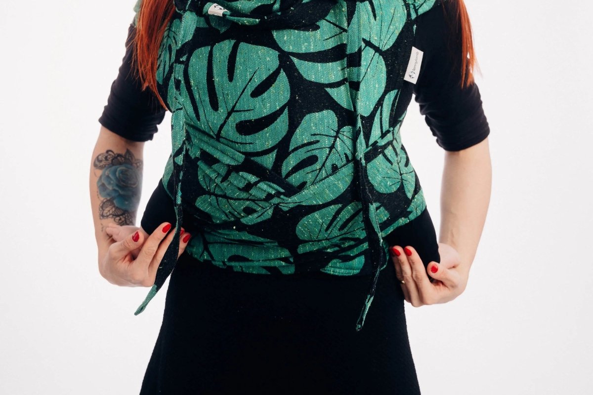 Monstera Urban Jungle Toddler Wrap - Tai Mei Tai by LennyLamb - Mei TaiLittle Zen One4157025825