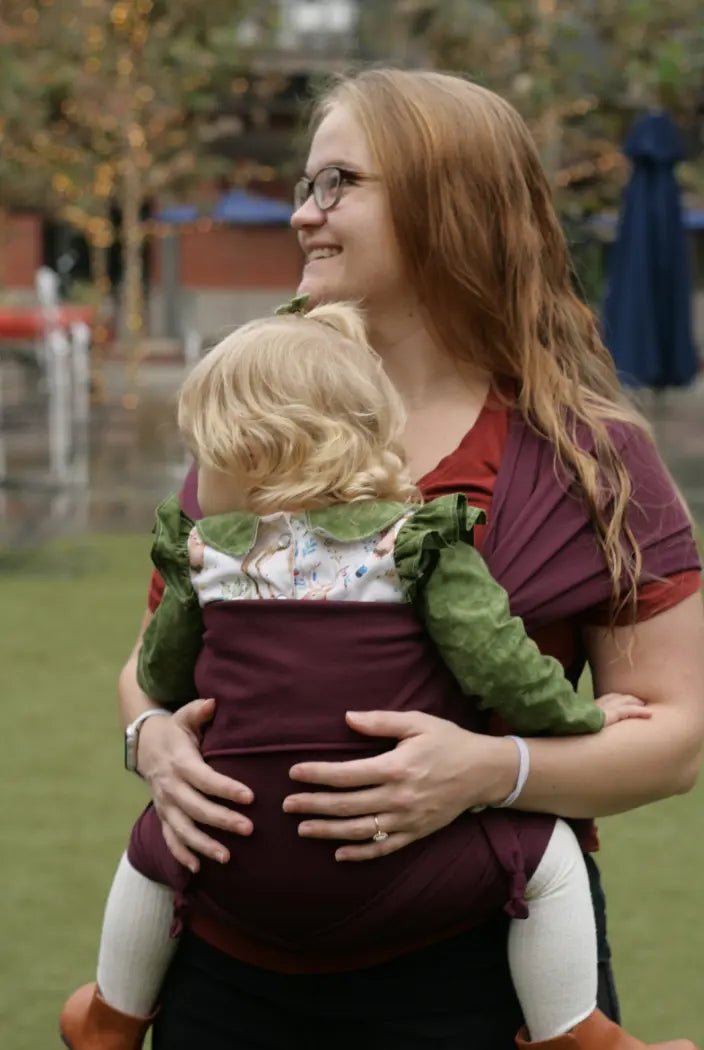 Mulberry Everyday Half Buckle Baby Carrier by Beachfront Baby Half Buckle