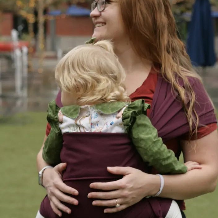 Mulberry Everyday Half Buckle Baby Carrier by Beachfront Baby Half Buckle