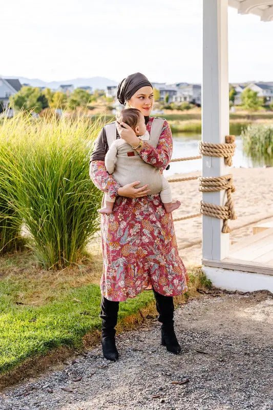 Natural Desert Tan Toddler Carrier by Happy Baby - Buckle CarrierLittle Zen One82082640