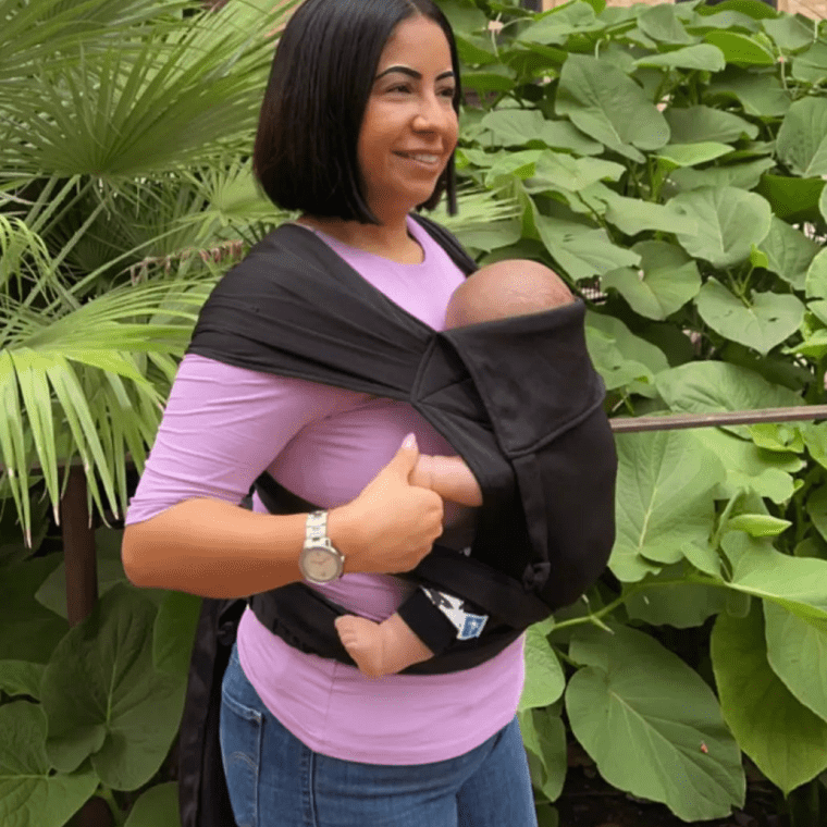 Night Fury Everyday Half Buckle Baby Carrier by Beachfront Baby Half Buckle