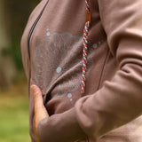 Angel Wings Babywearing Hoodie Latte