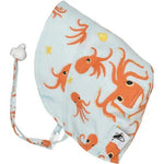 Octopus Organic Cotton Sun Protection Bonnet Upf 50baby Carrier Accessories