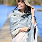 Okinami Kaio Shawl by Oscha Oscha at Little Zen One