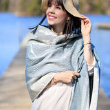 Okinami Kaio Shawl by Oscha Oscha at Little Zen One