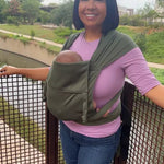 Olive Everyday Half Buckle Baby Carrier by Beachfront Baby - Half Buckle CarrierLittle Zen One4157025911