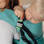 Ombre Green Drool Pads Reach Straps
