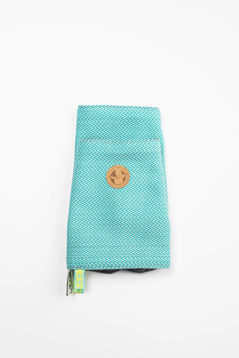 Ombre Green Drool Pads Reach Straps
