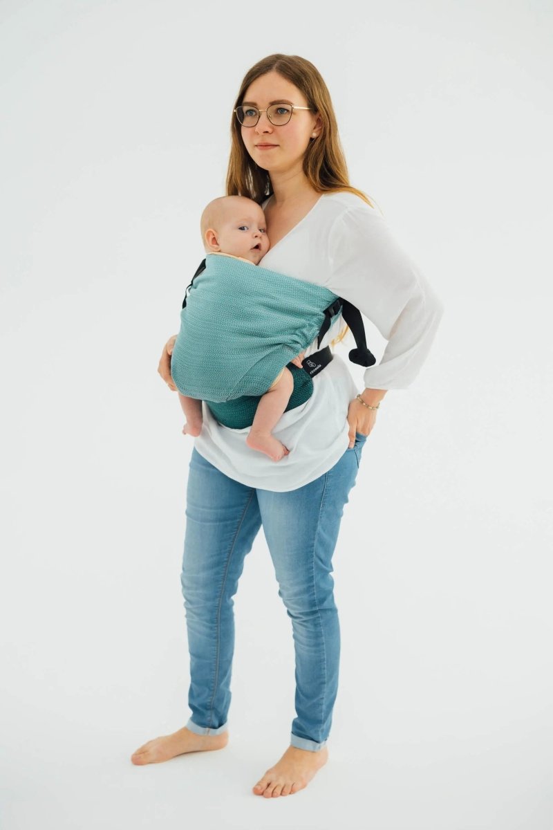 Ombre Green LennyHip Carrier