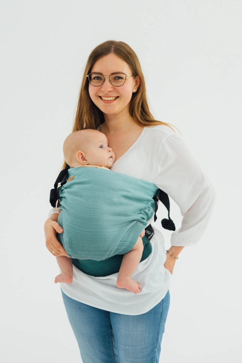 Ombre Green LennyHip Carrier