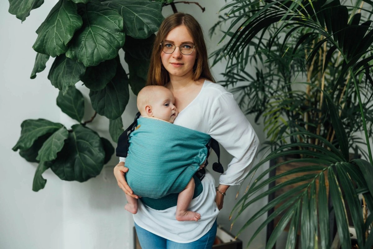 Ombre Green LennyHip Carrier