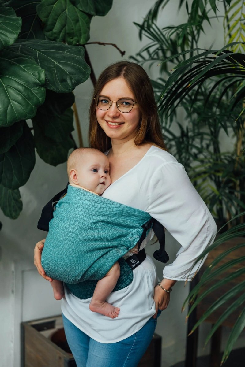 Ombre Green LennyHip Carrier