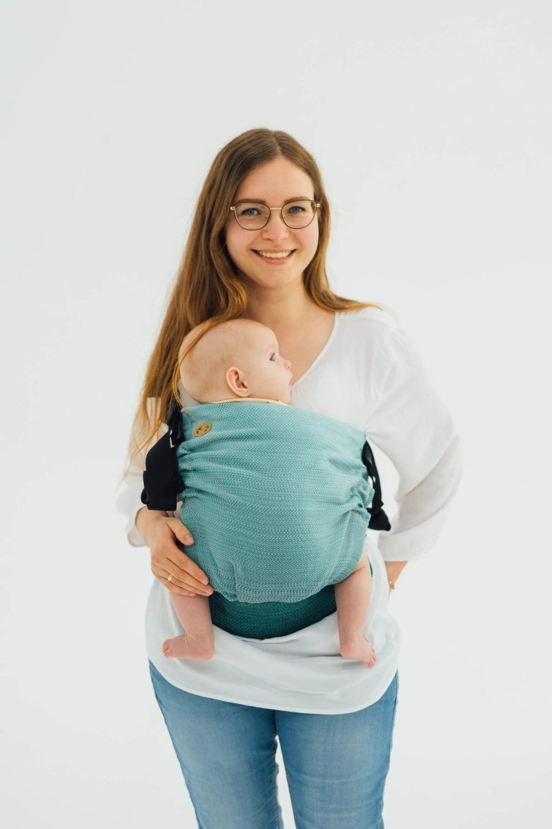 Ombre Green LennyHip Carrier