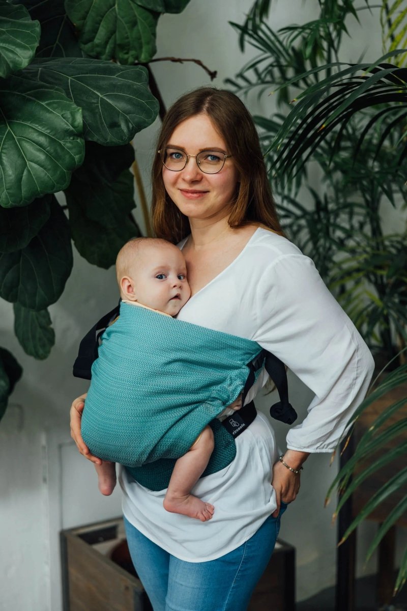 Ombre Green LennyHip Carrier