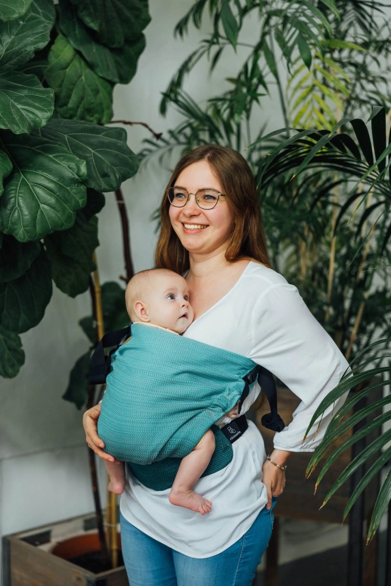 Ombre Green LennyHip Carrier