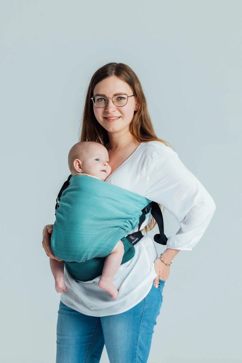 Ombre Green LennyHip Carrier by LennyLamb - Buckle CarrierLittle Zen One5907557785471