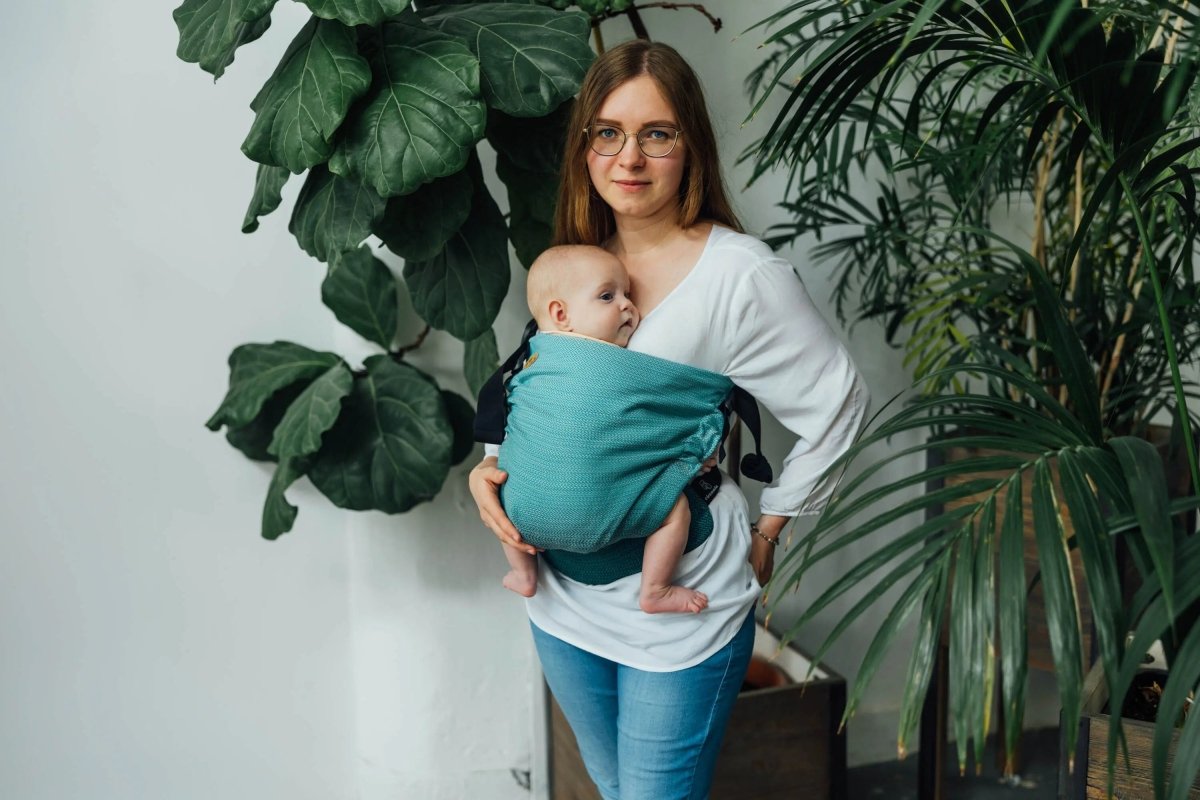 Ombre Green LennyHip Carrier by LennyLamb - Buckle CarrierLittle Zen One5907557785471