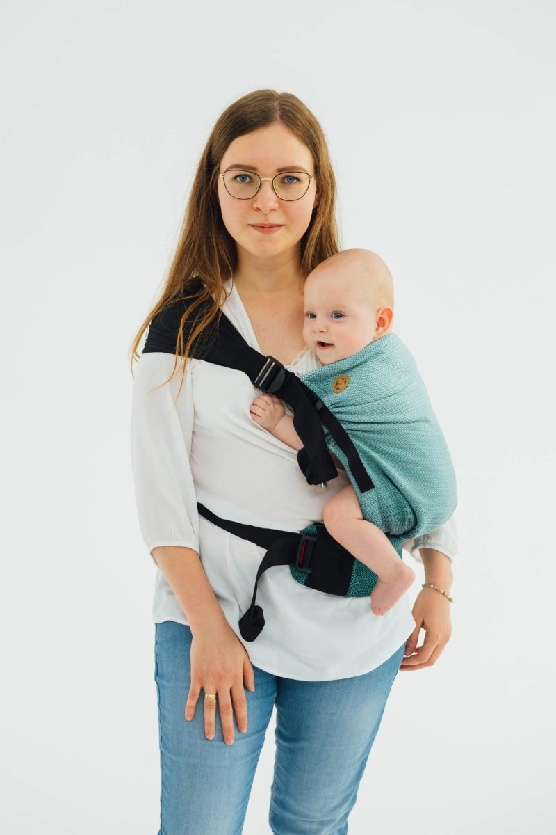 Ombre Green LennyHip Carrier by LennyLamb - Buckle CarrierLittle Zen One5907557785471