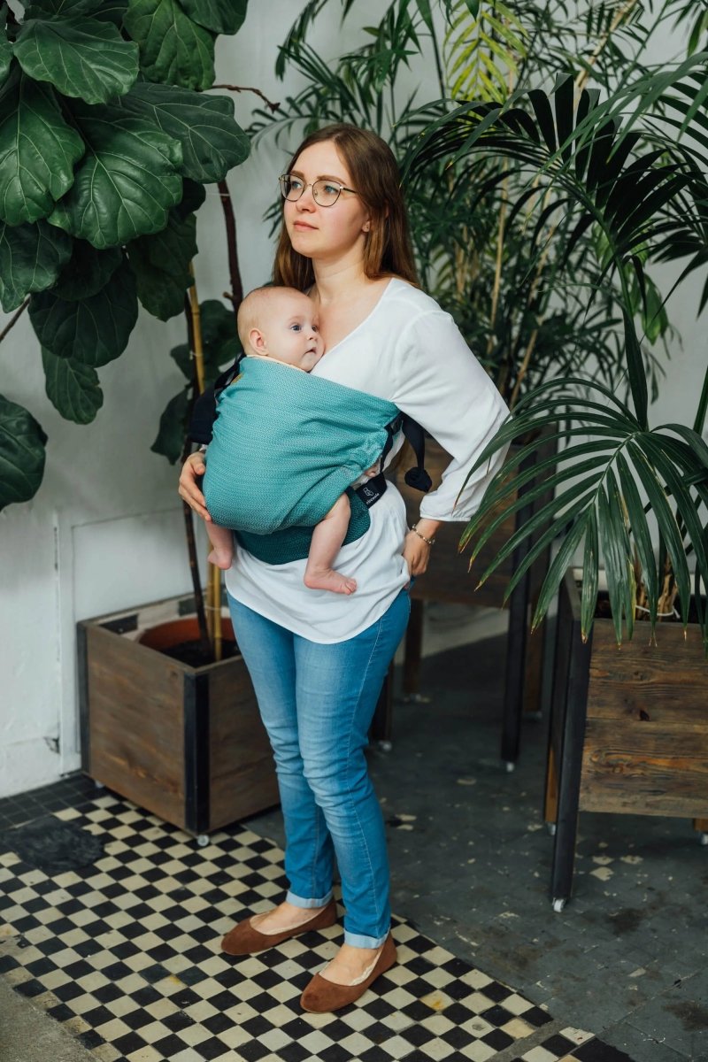 Ombre Green LennyHip Carrier by LennyLamb - Buckle CarrierLittle Zen One5907557785471