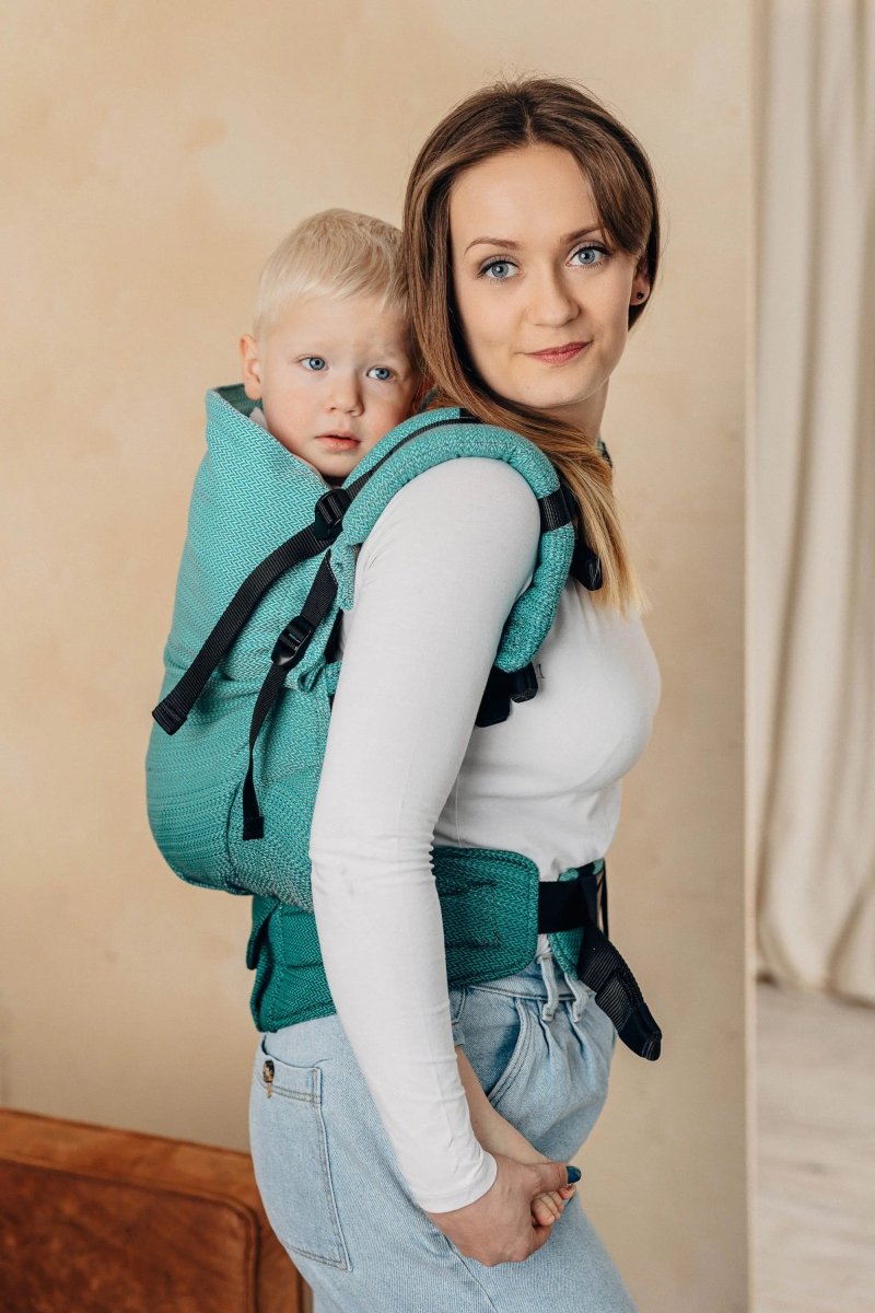 Ombre Green LennyPreschool Carrier
