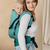 Ombre Green LennyPreschool Carrier by LennyLamb - Buckle CarrierLittle Zen One5907557759809