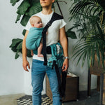 Ombre Green Lennytwin Carrier by LennyLamb Twin Carrier