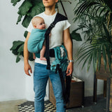 Ombre Green Lennytwin Carrier by LennyLamb Twin Carrier