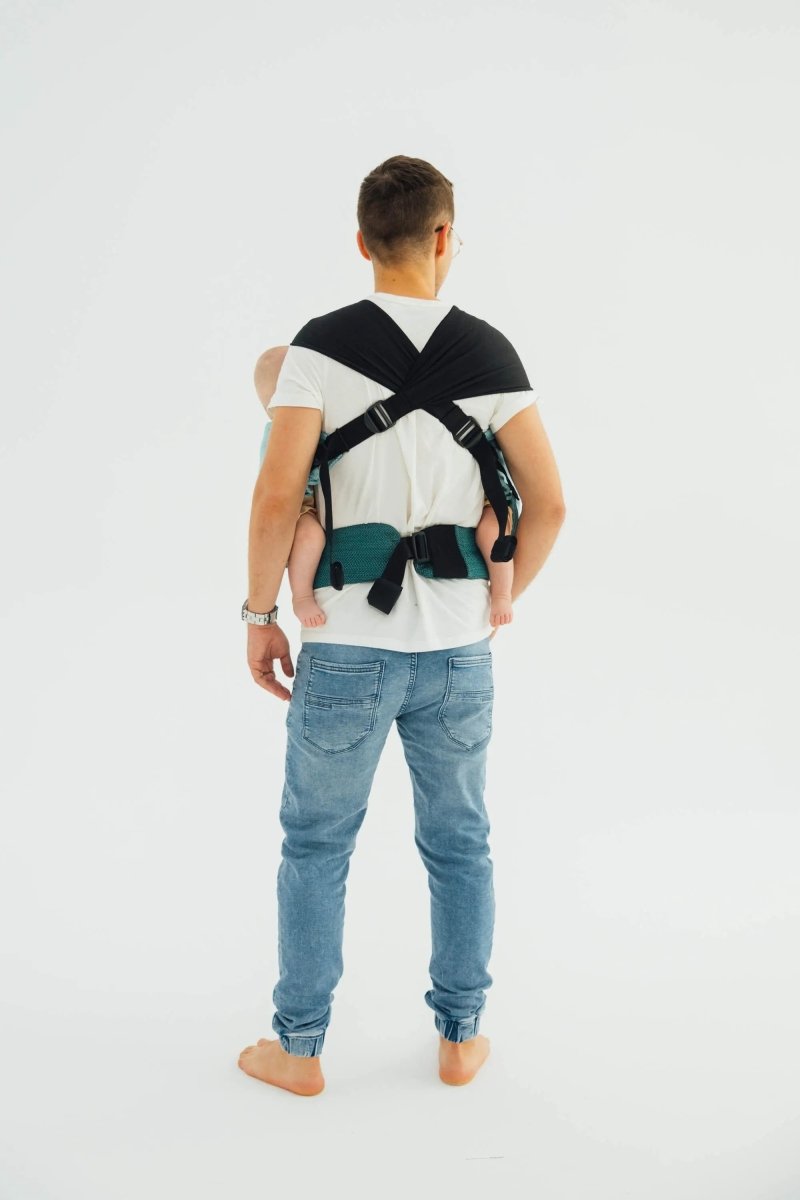 Ombre Green Lennytwin Carrier by LennyLamb Twin Carrier