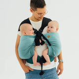 Ombre Green Lennytwin Carrier by LennyLamb Twin Carrier