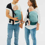 Ombre Green Lennytwin Carrier by LennyLamb Twin Carrier