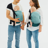 Ombre Green Lennytwin Carrier by LennyLamb Twin Carrier