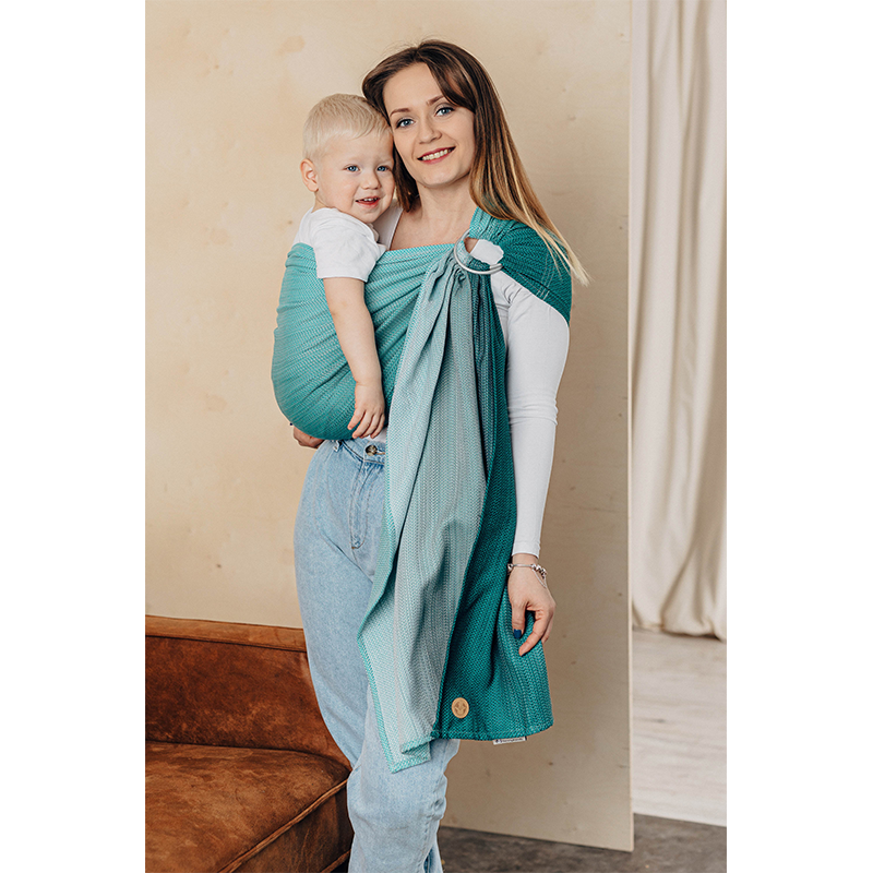 Ombre Green Ring Sling