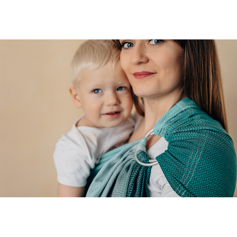Ombre Green Ring Sling