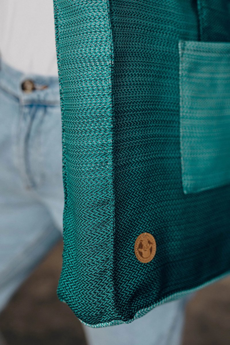 Ombre Green Shoulder Bag by LennyLamb Bags